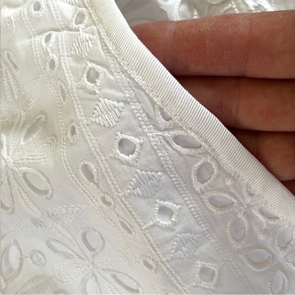 NWT J. Crew Pull-On Easy Pant White Eyelet - Picture 10 of 12